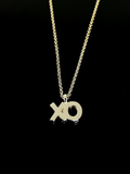 Silver XO pendant
