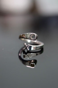 .925 Silver XO ring