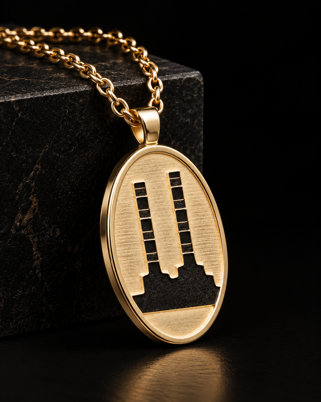 Gold Poolbeg Pendant