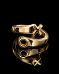 9k Gold XO Ring