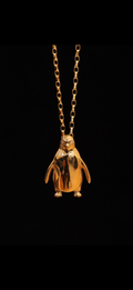 9k yellow gold pendant and chain