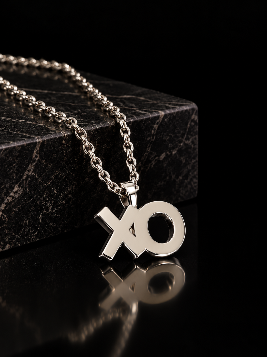 Silver XO Pendant