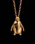 Gold Penguin Pendant