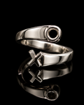 Silver XO Ring