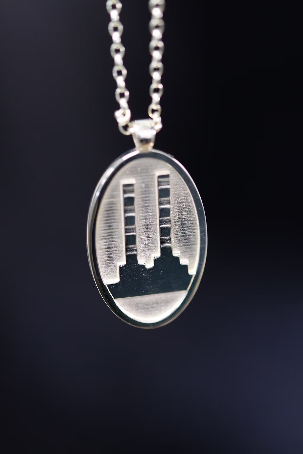 Silver Poolbeg pendant
